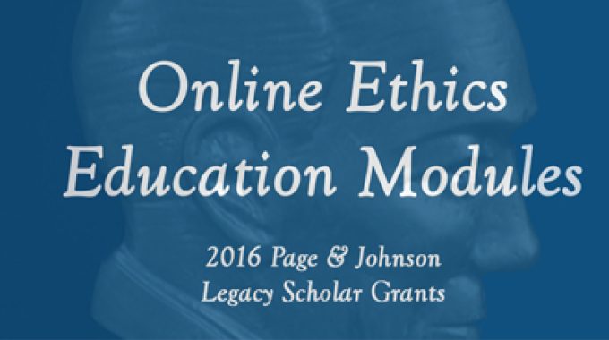 Arthur W. Page Center online modules